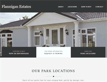 Tablet Screenshot of flanniganestates.com